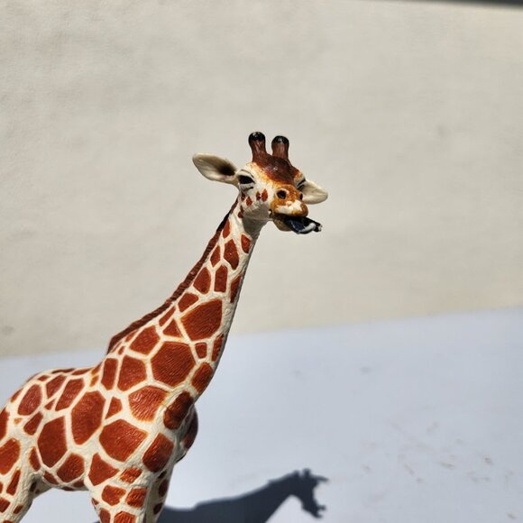 Giraffe Action Figure 8" Tall Hard Plastic Wildlife Toy San Diego Zoo Safari Thi - Picture 6 of 13